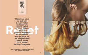 Brigitte Magazin Make up Artist Hamburg
