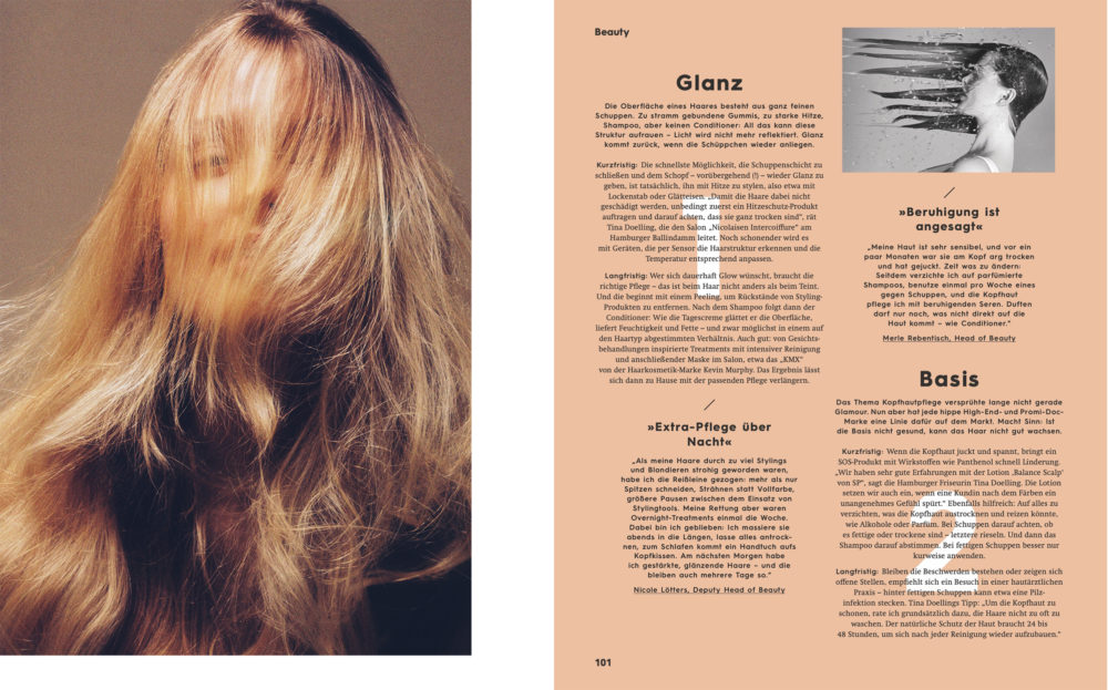 Brigitte Magazin Make up Artist Hamburg