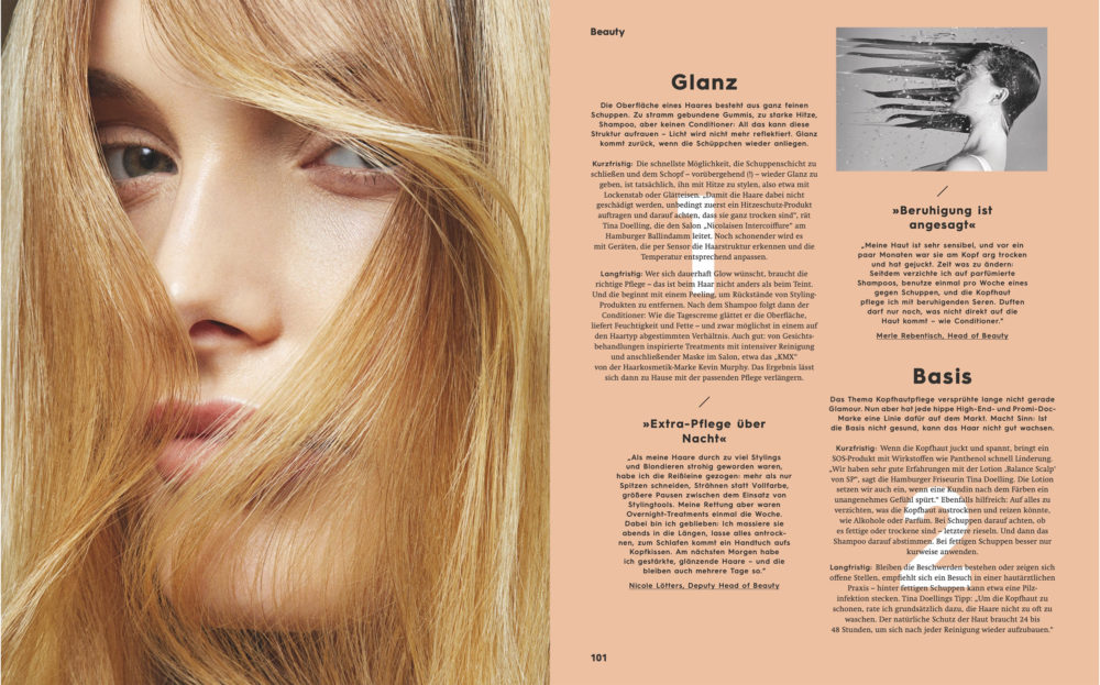 Brigitte Magazin Make up Artist Hamburg