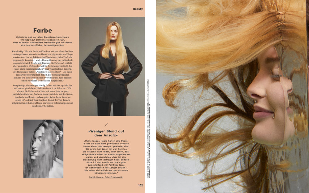 Brigitte Magazin Make up Artist Hamburg